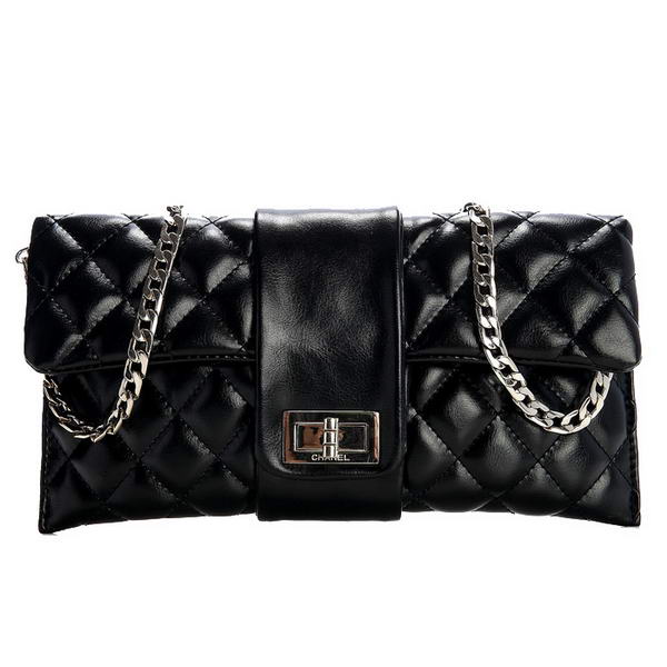 Fake Chanel Camelia Bag Sheepskin Leather A35412 Black On Sale